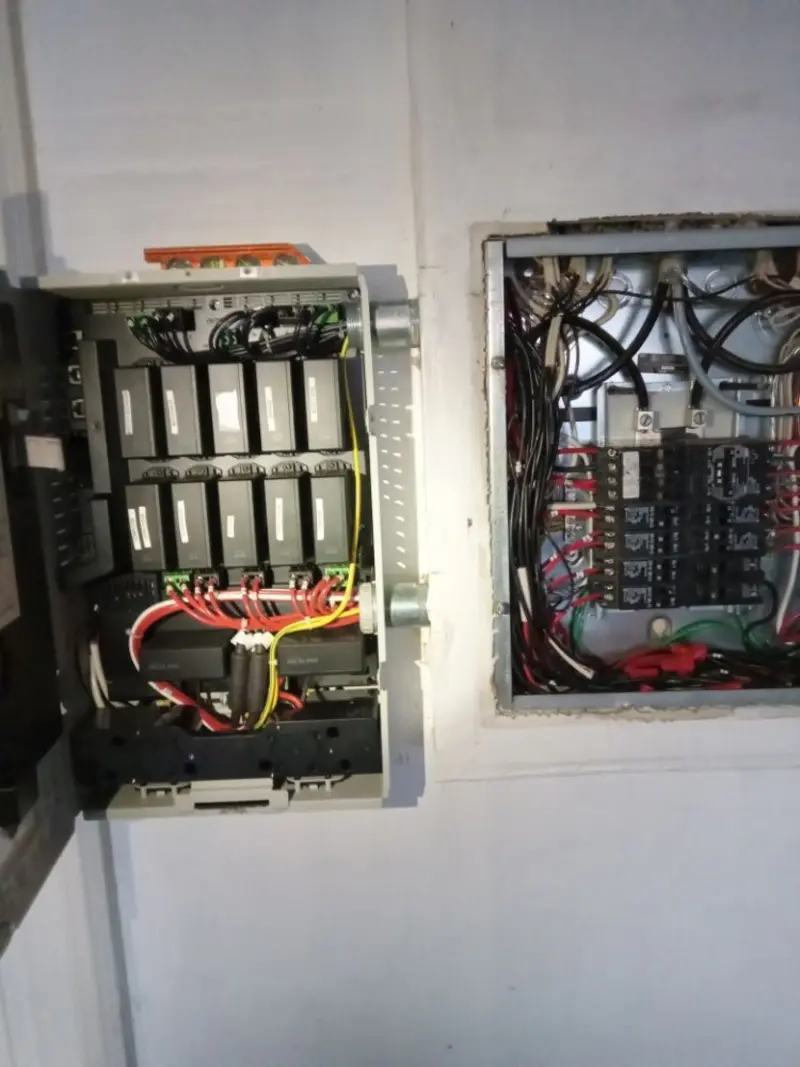 Electrical panel upgrade completed for Security Camera Wiring in Home Gardens